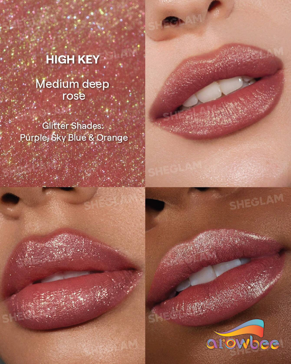 SHEGLAM Stardust Swipe Glitter Liquid Lipstick – Arowbee