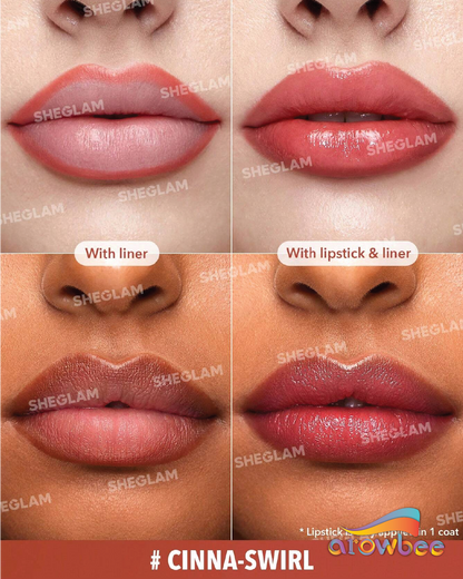 SHEGLAM Glam 101 Sheer Tinted Lipstick & Liner Duo