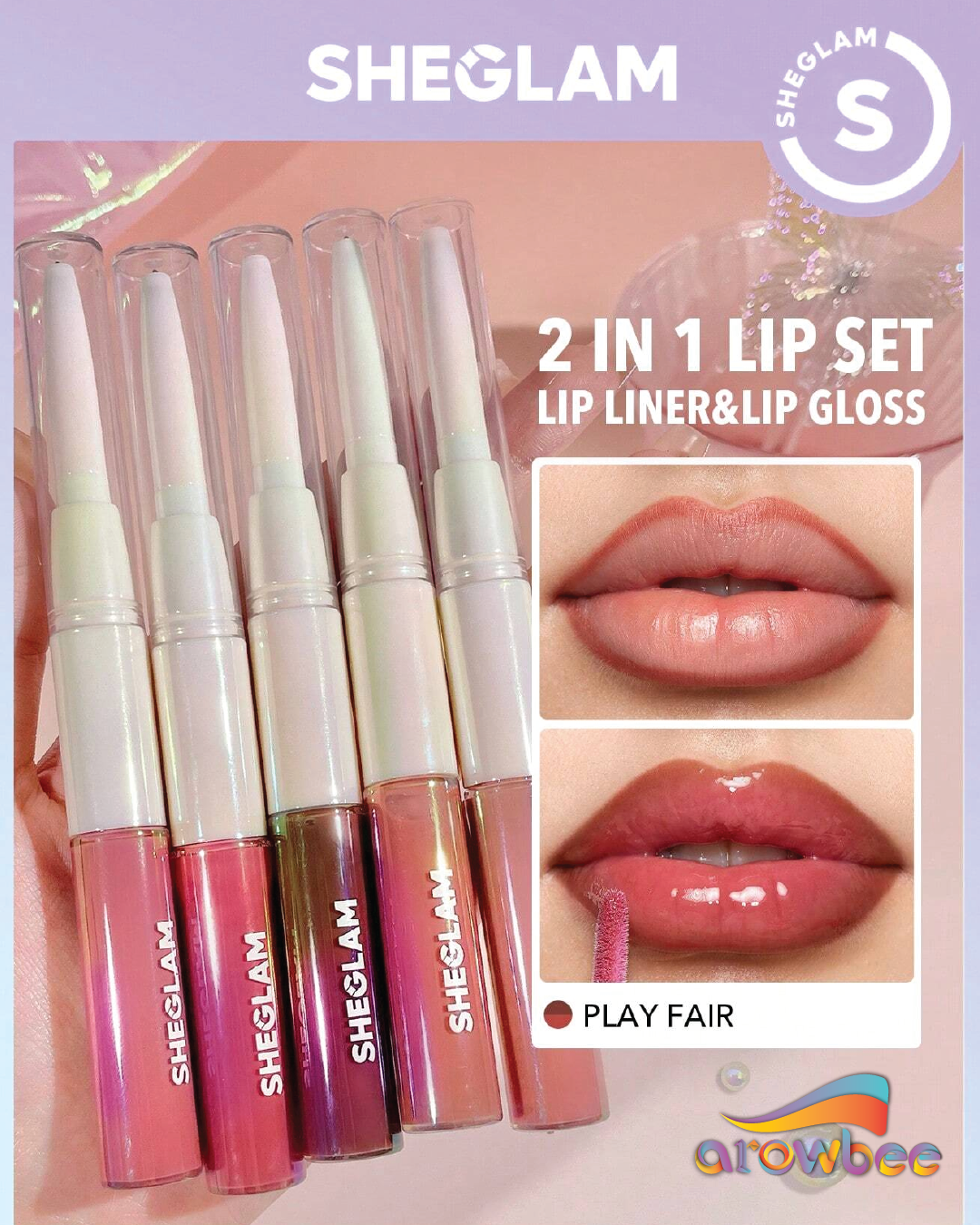 SHEGLAM Lip Rules Liner & Gloss Pen