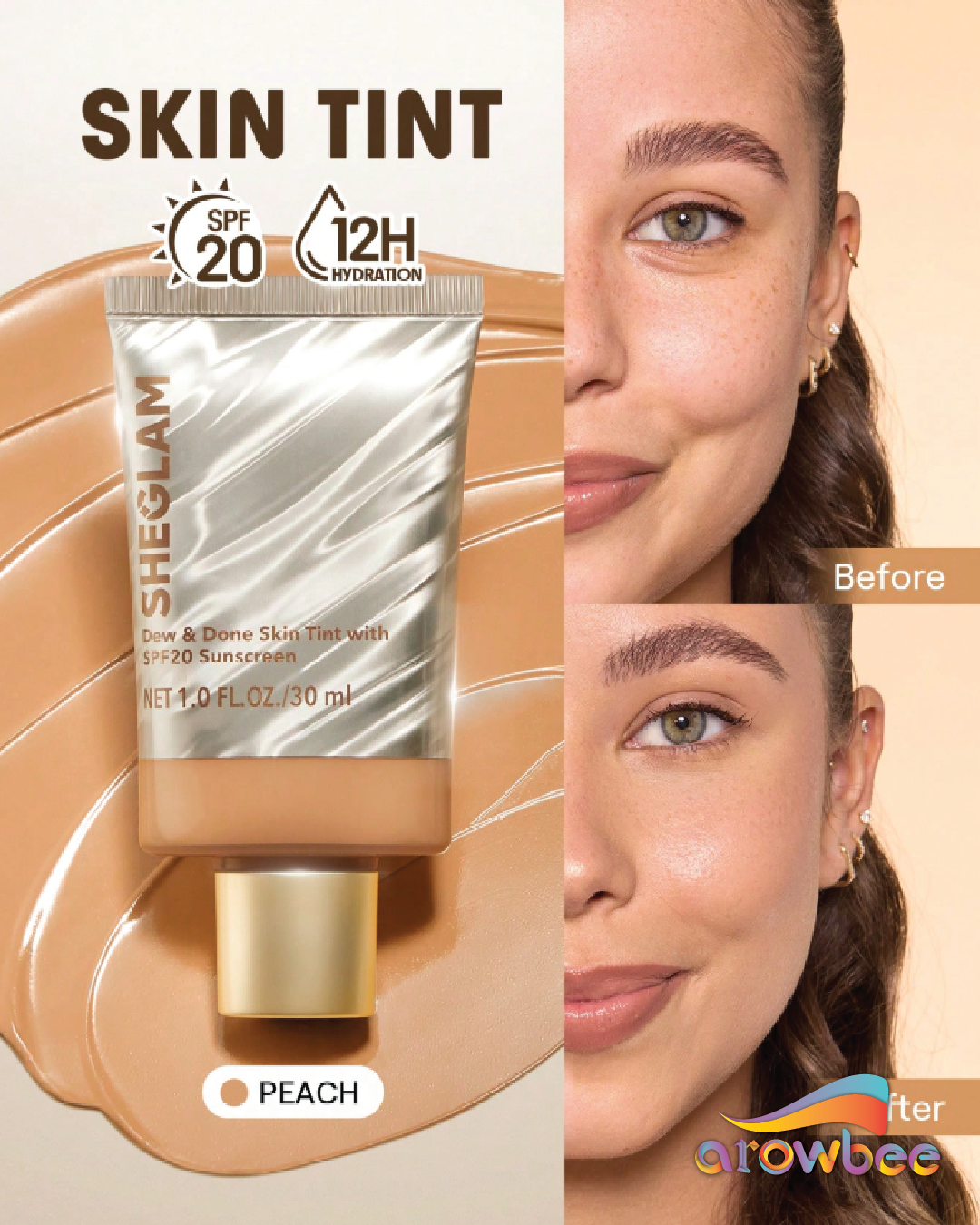 SHEGLAM Dew & Done Skin Tint With Spf20