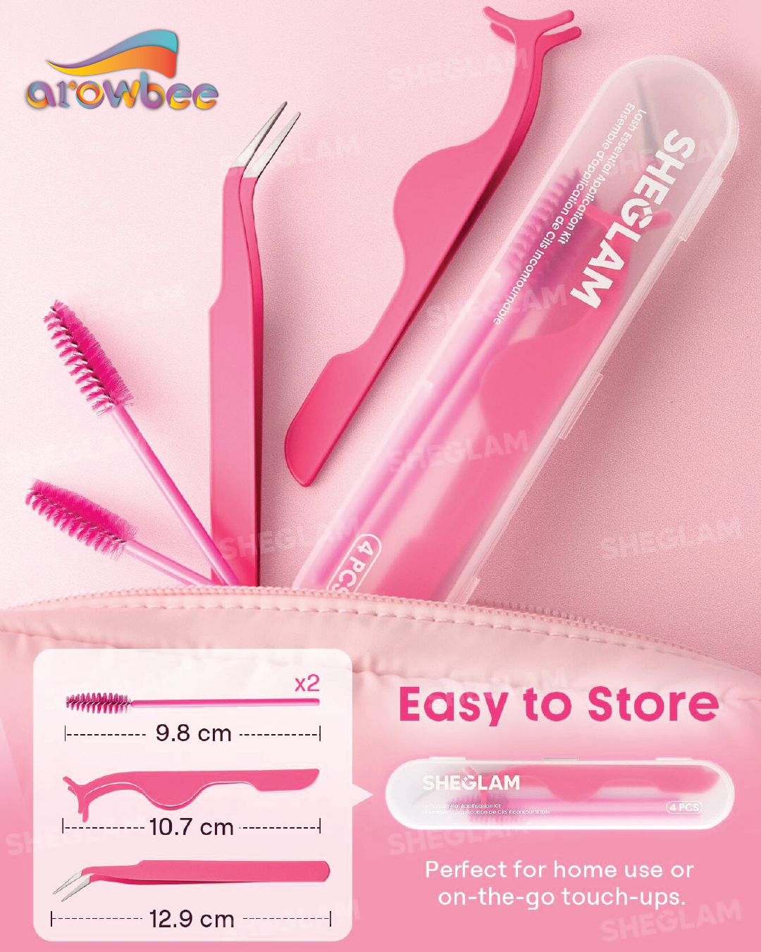 SHEGLAM Lash Essential Application Kit Brand Beauty Cosmetic Makeup For Women And Girls
