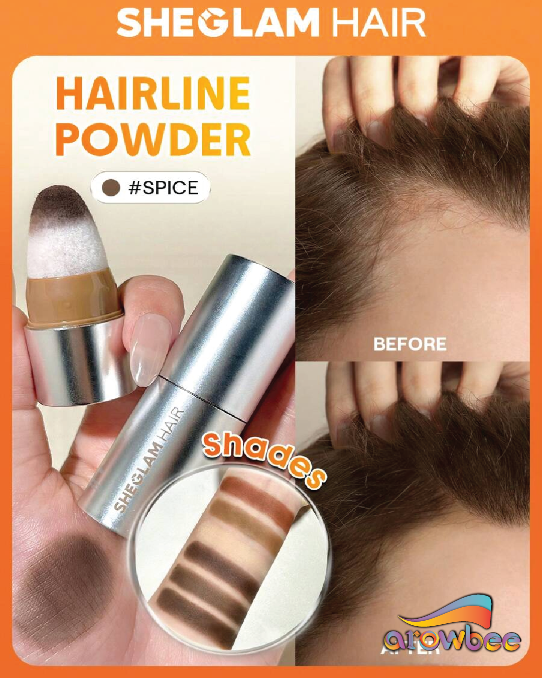 SHEGLAM HAIR Fix & Fill Hairline Powder