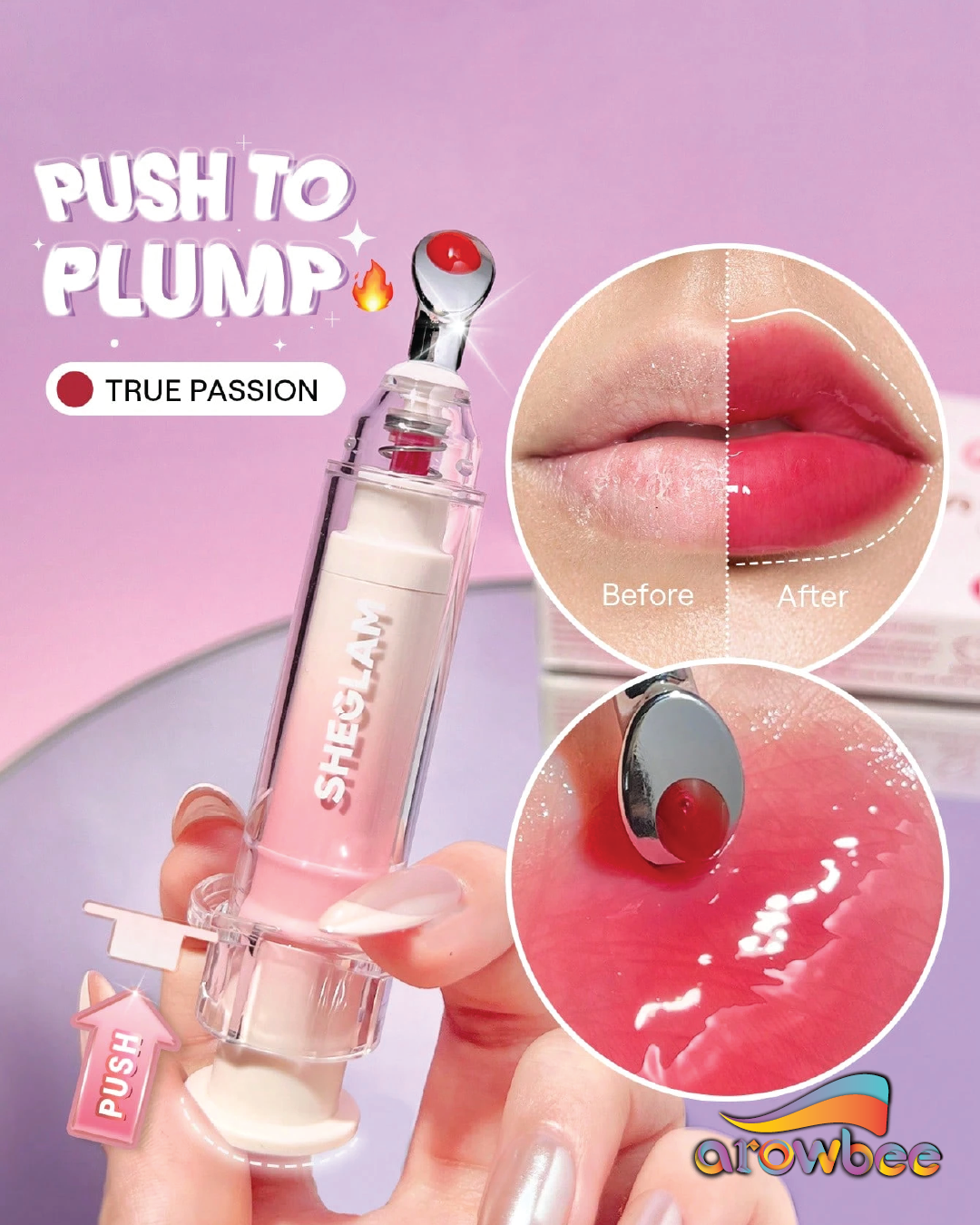 SHEGLAM Booster Shine Plumping Lip Gloss