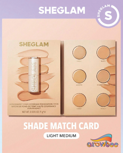 SHEGLAM Skin Magnet High Coverage Foundation Stick Sample