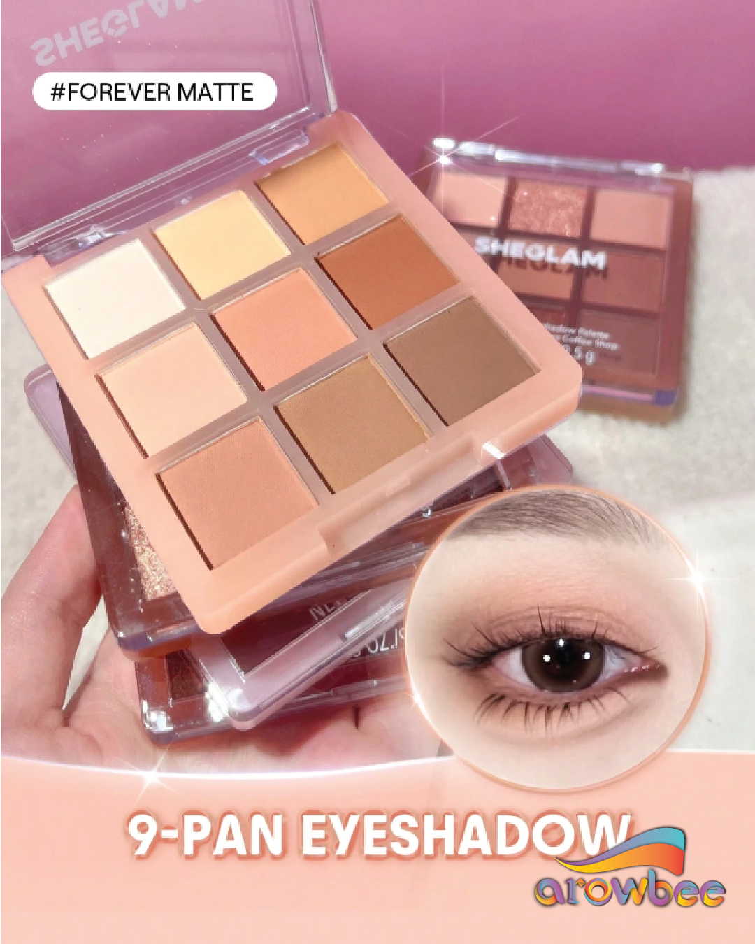 SHEGLAM Glimmer & Gleam 9-Pan Eyeshadow Palette