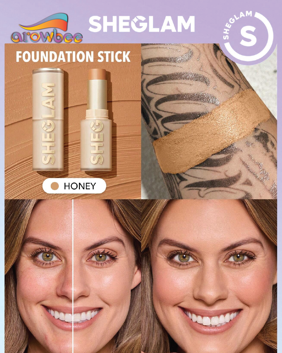 SHEGLAM Skin Magnet High Coverage Foundation Stick