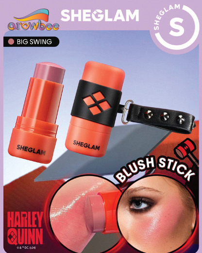 Harley Quinn X SHEGLAM Mischief Mallet Blush Stick