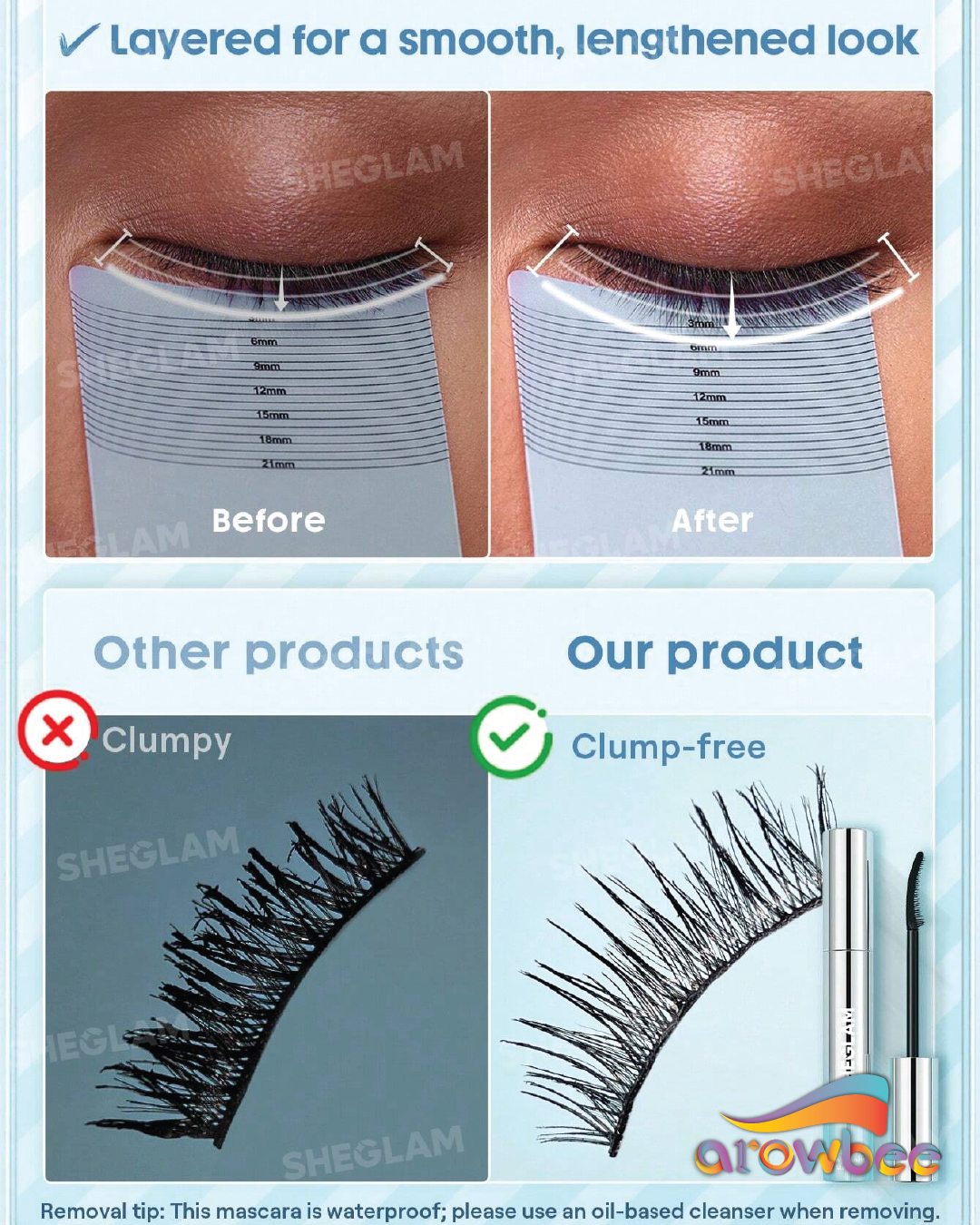 SHEGLAM Lift & Elevate Lengthening Mascara