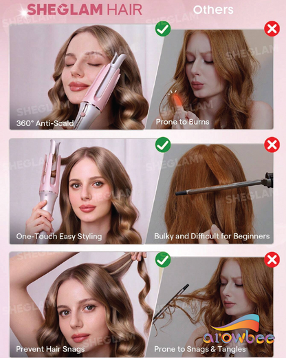 SHEGLAM HAIR Cupid's Charm One-Touch Instant Curler
