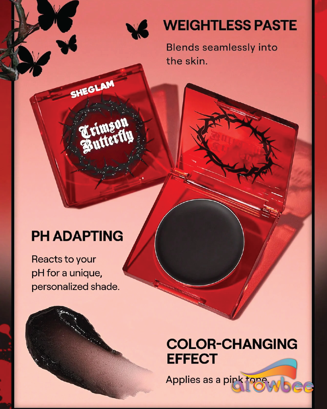 SHEGLAM Crimson Butterfly Full Colection Set