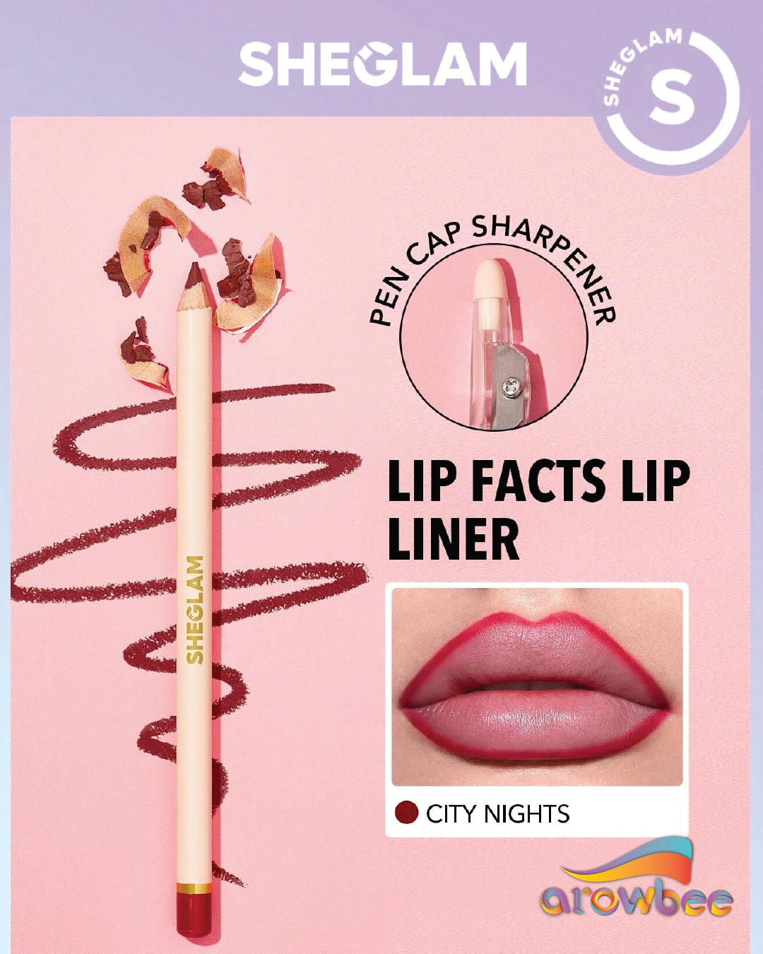 SHEGLAM Lip Facts Lip Liner