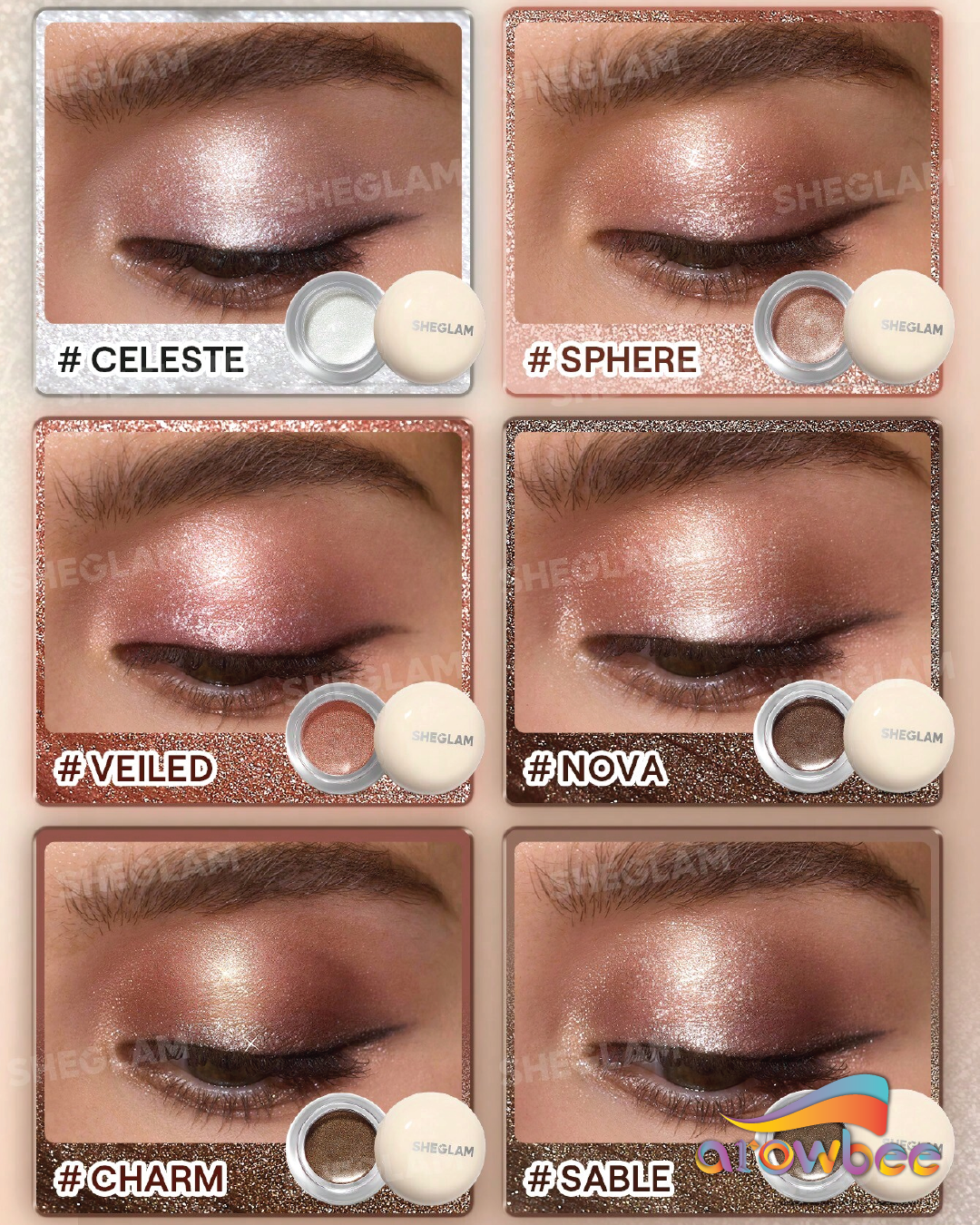 SHEGLAM Starstruck Cream Eyeshadow Pot