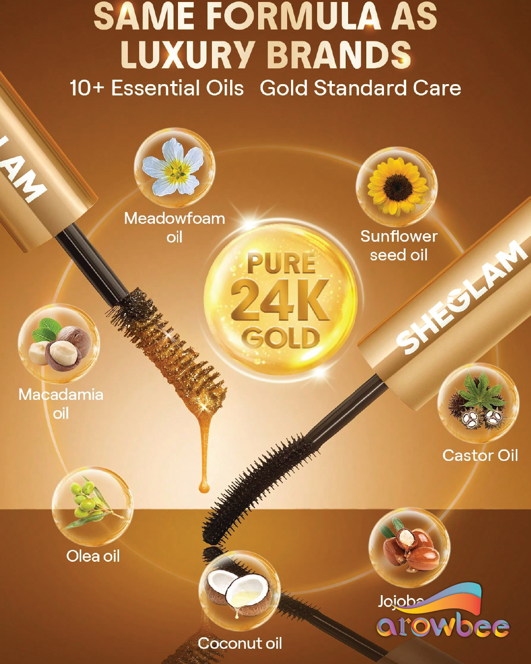 Sheglam All-In-One 24k Multi-Effect Mascara
