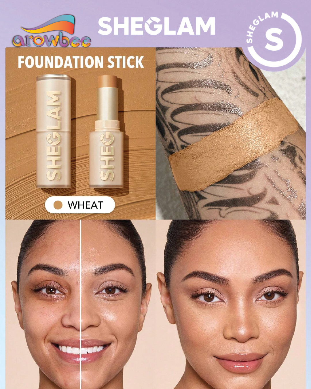 SHEGLAM Skin Magnet High Coverage Foundation Stick