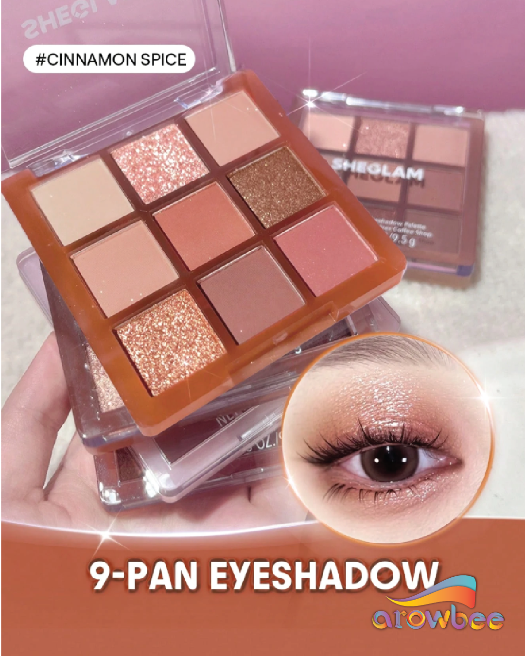 SHEGLAM Glimmer & Gleam 9-Pan Eyeshadow Palette