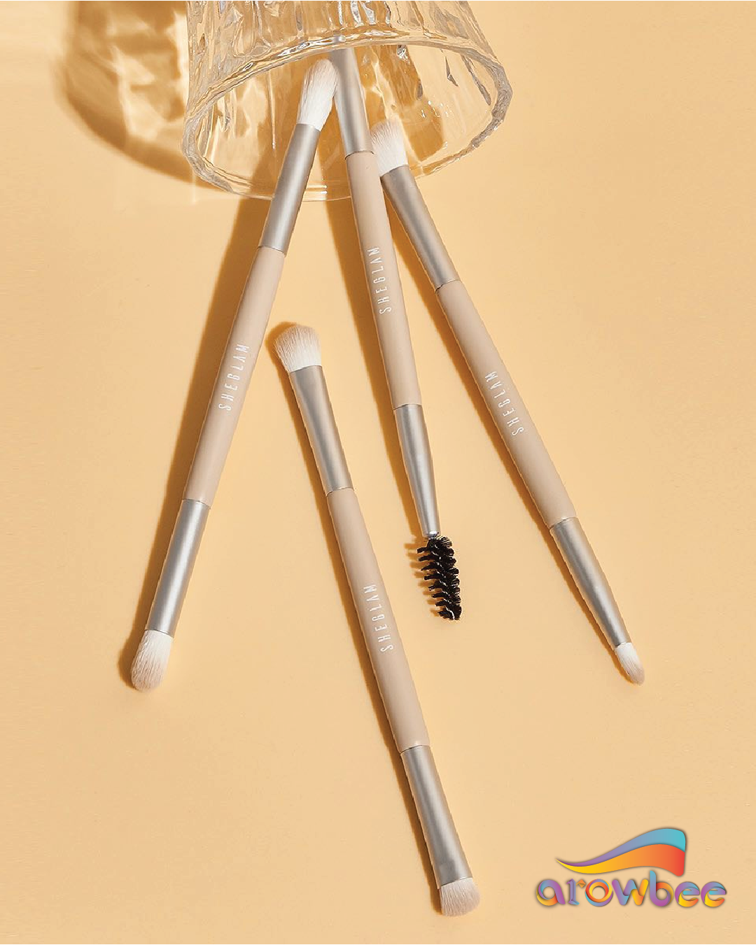 SHEGLAM Glam 101 Eye Essentials Brush Set With Bag