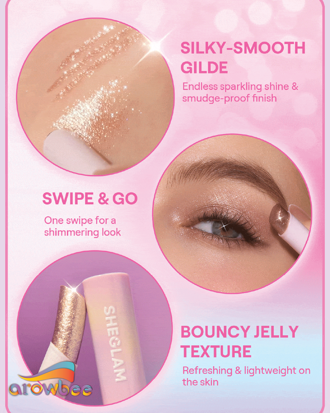 SHEGLAM Crystal Jelly Glaze Stick
