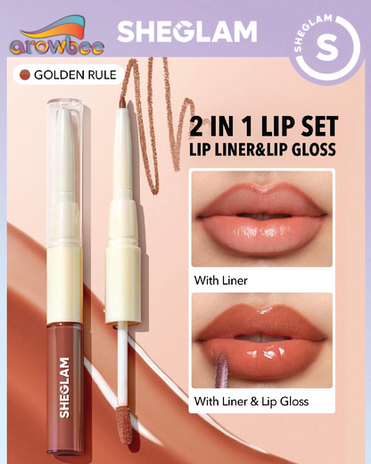 SHEGLAM Lip Rules Liner & Gloss Pen