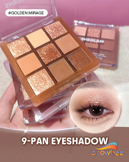 SHEGLAM Glimmer & Gleam 9-Pan Eyeshadow Palette