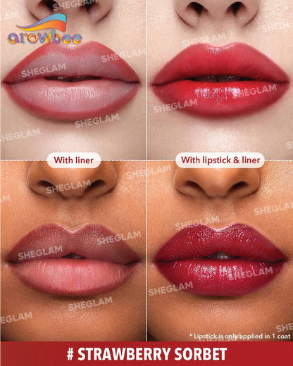 SHEGLAM Glam 101 Sheer Tinted Lipstick & Liner Duo