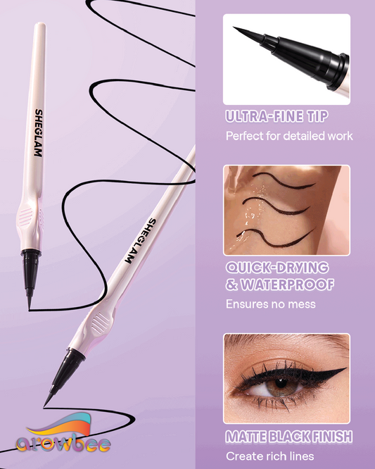 SHEGLAM Glide Control Liquid Eyeliner-Matte Black