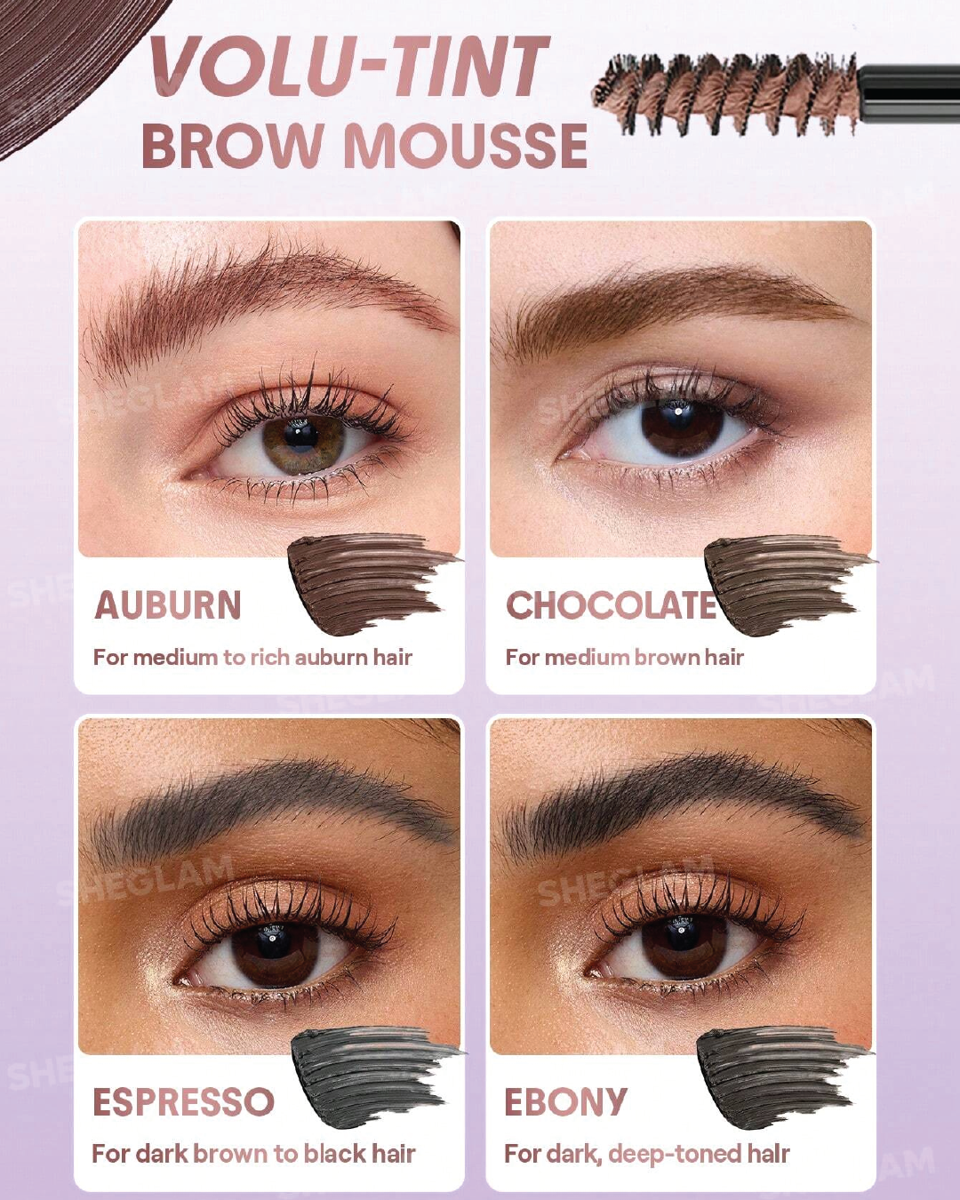 SHEGLAM Airy Tinted Volumizing Brow Mousse