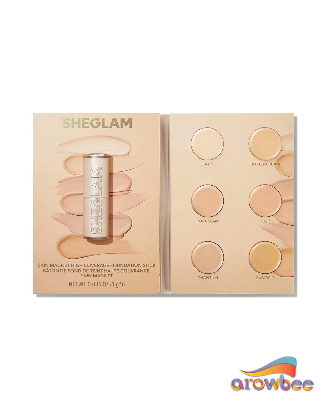 SHEGLAM Skin Magnet High Coverage Foundation Stick Sample