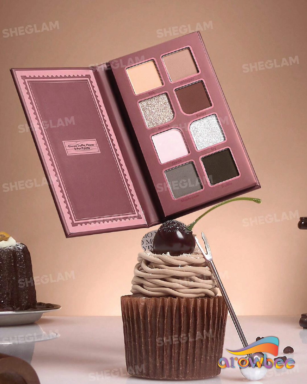 SHEGLAM Glazed Truffle, Please 8-Pan Palette