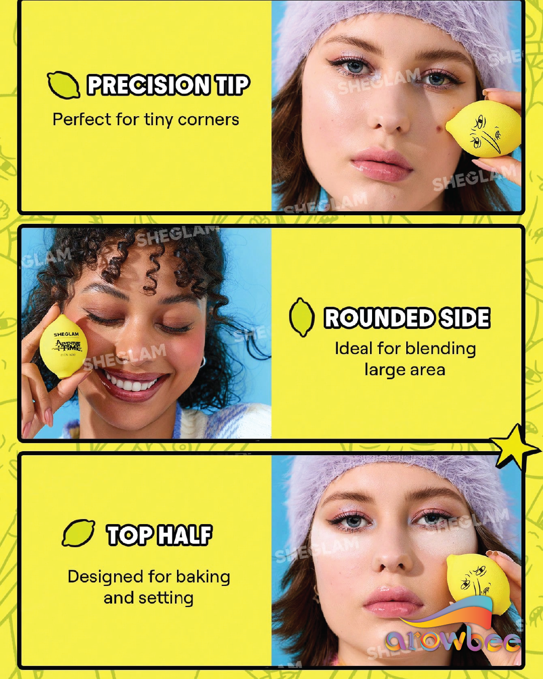 Adventure Time | SHEGLAM Lemongrab Sponge