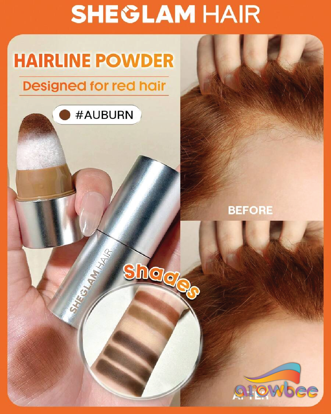 SHEGLAM HAIR Fix & Fill Hairline Powder