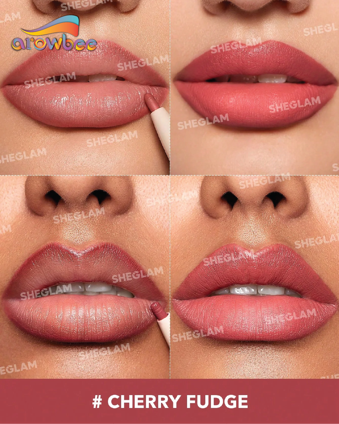 SHEGLAM Glam 101 Lipstick & Liner Duo