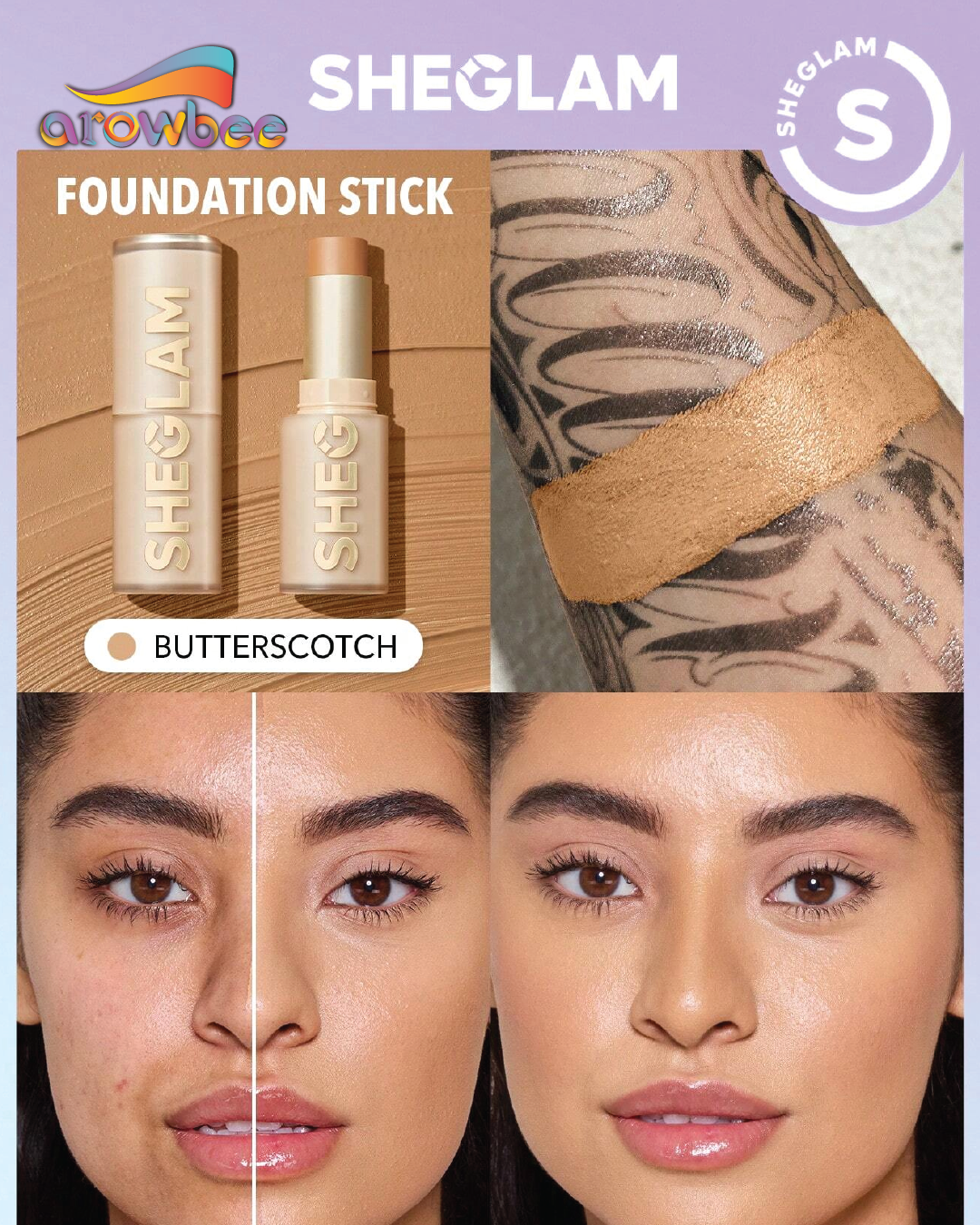 SHEGLAM Skin Magnet High Coverage Foundation Stick