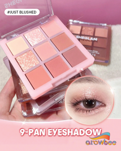 SHEGLAM Glimmer & Gleam 9-Pan Eyeshadow Palette