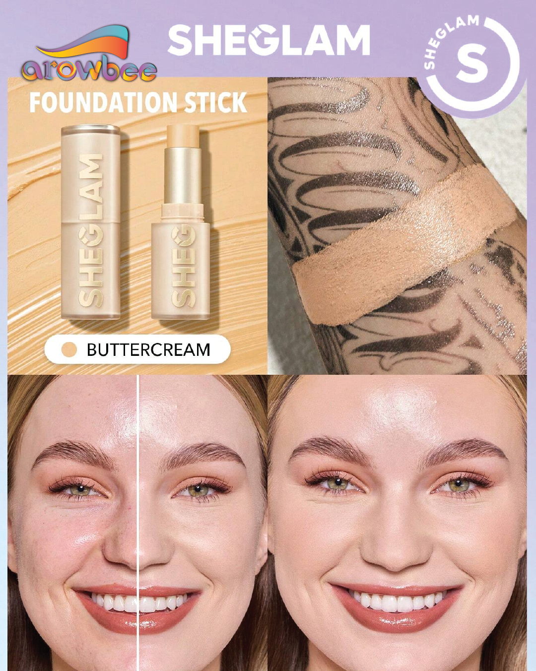 SHEGLAM Skin Magnet High Coverage Foundation Stick