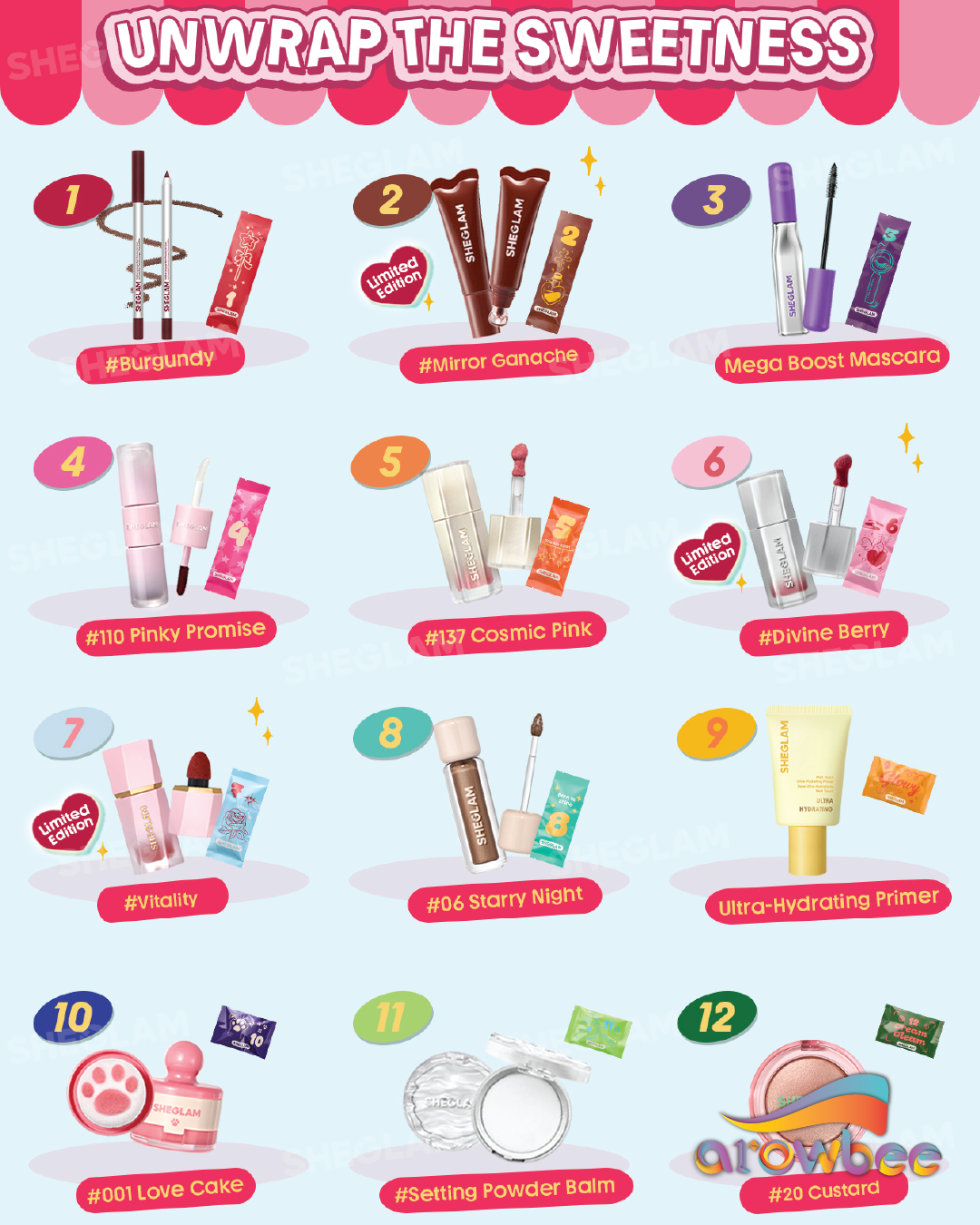 SHEGLAM Life Is Sweet Advent Calendar