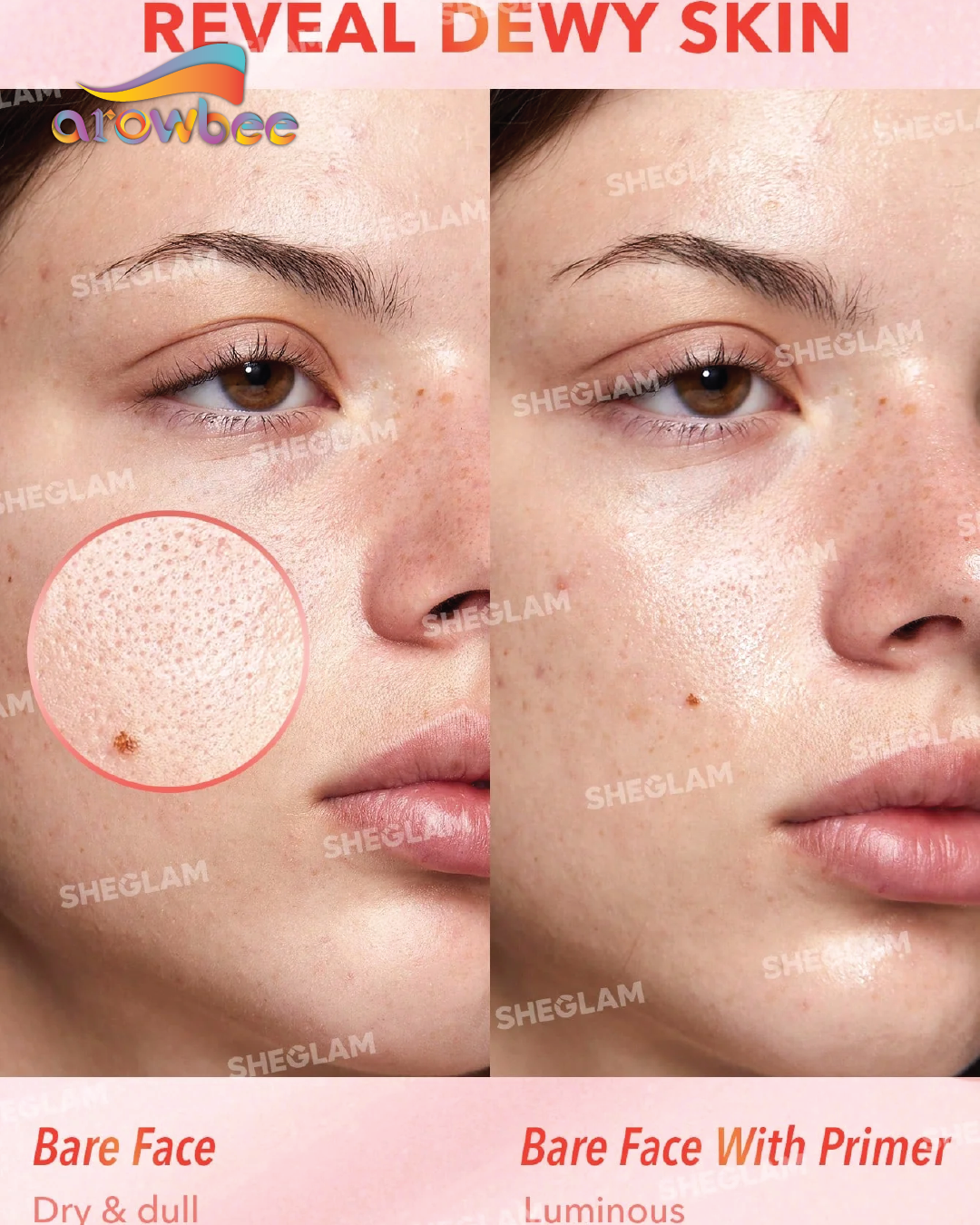 SHEGLAM Melon Melt Niacinamide Serum Primer