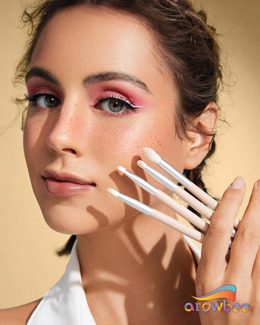 SHEGLAM Glam 101 Eye Essentials Brush Set With Bag