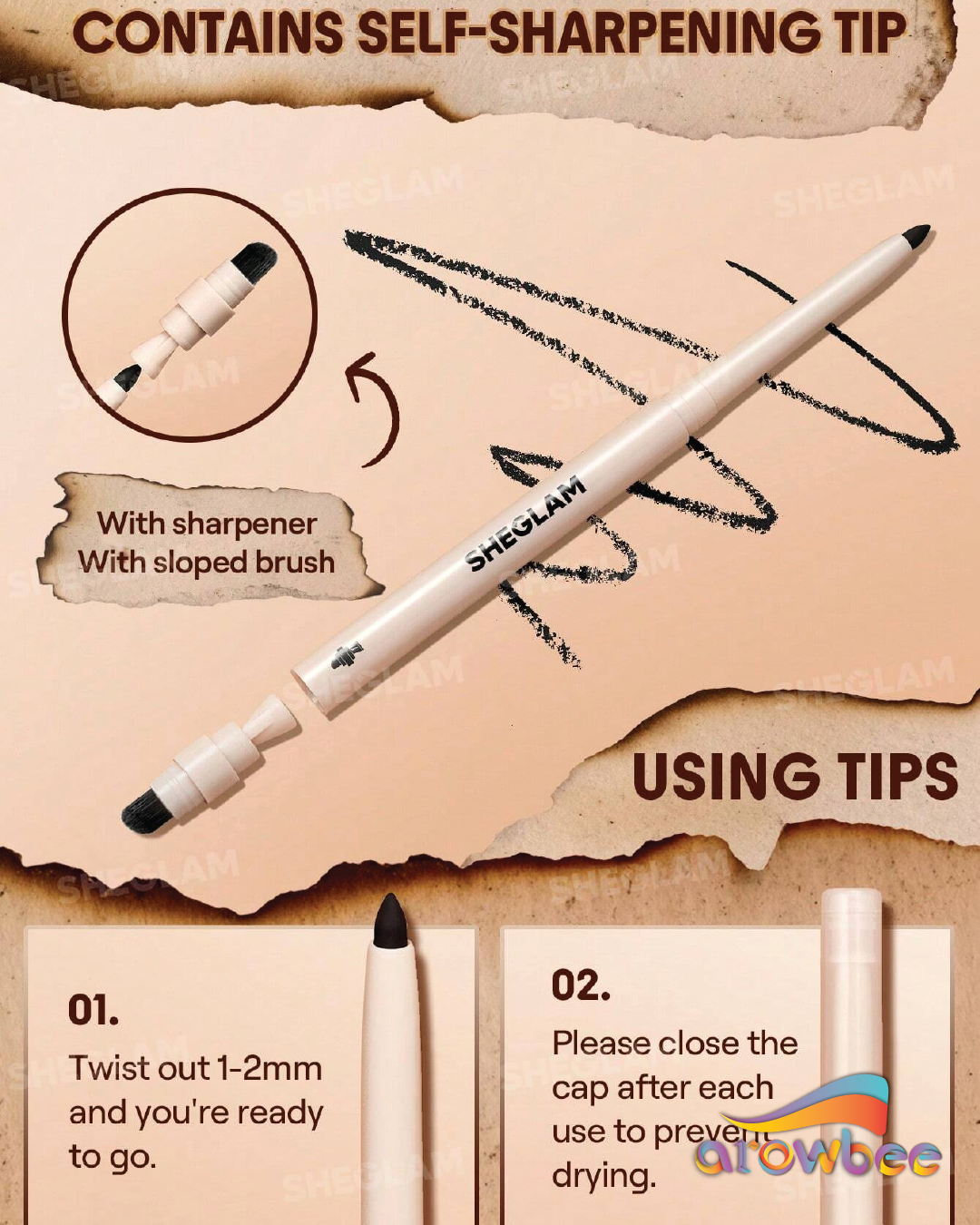SHEGLAM Gel Glide Eyeliner Pencil