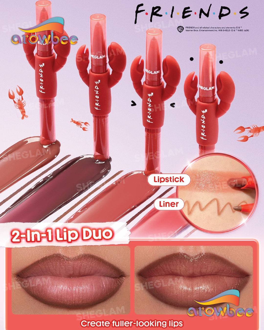 FRIENDS™ | SHEGLAM My Lobster Dual