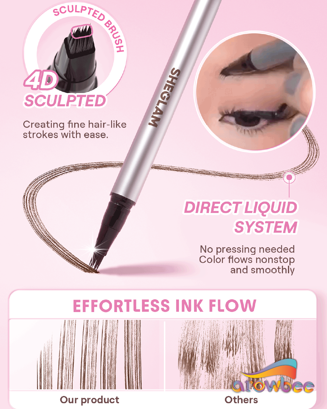 SHEGLAM Brow-Fection Micro-Stroke Liquid Pen