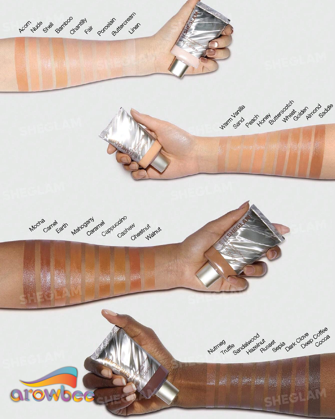 SHEGLAM Dew & Done Skin Tint With Spf20