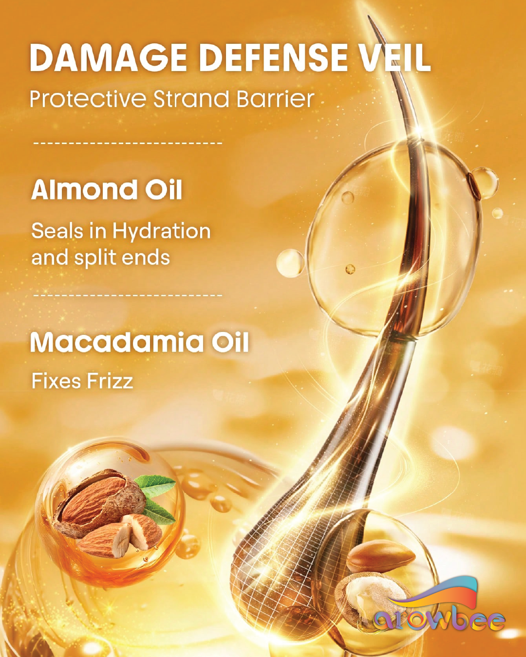 SHEGLAM HAIR 24K Glow High Shine Styling Serum