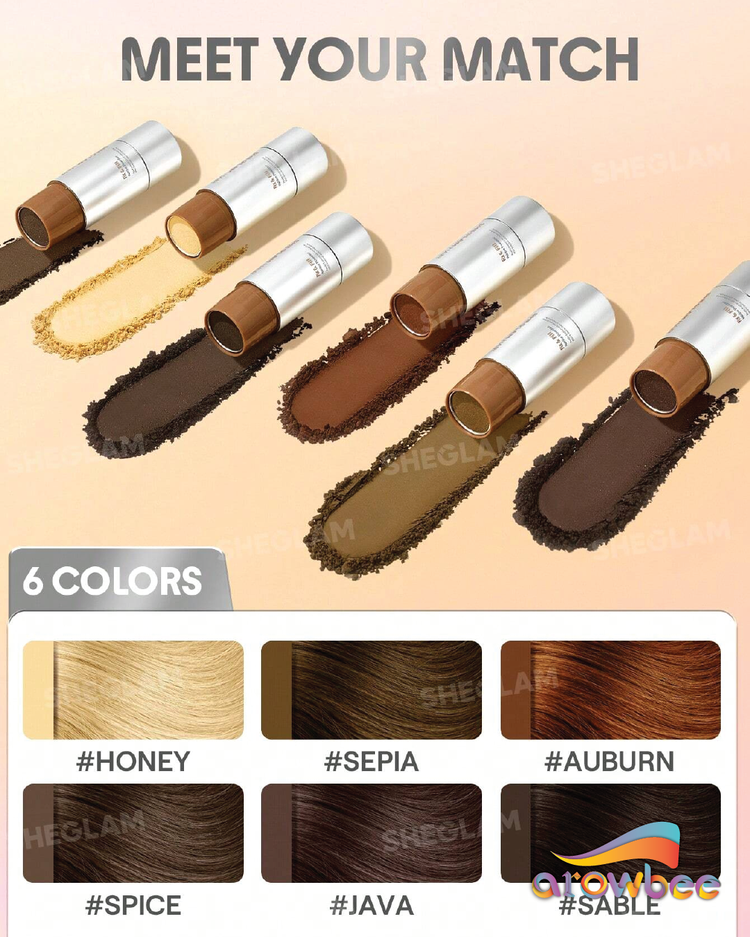 SHEGLAM HAIR Fix & Fill Hairline Powder