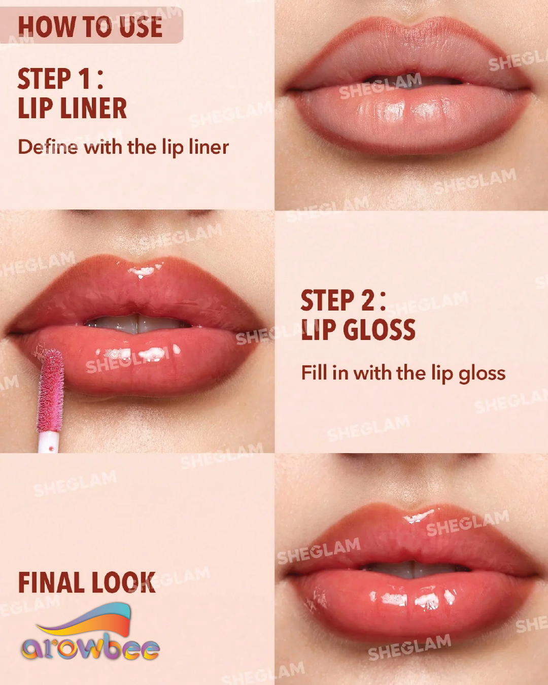 SHEGLAM Lip Rules Liner & Gloss Pen