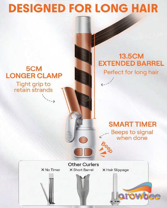 SHEGLAM HAIR Rotating Curling Iron