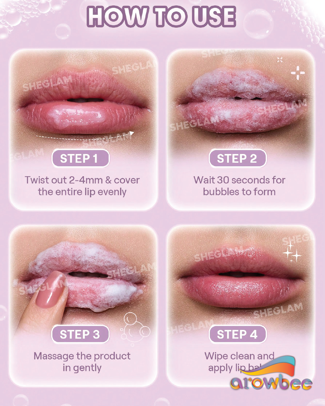 SHEGLAM Bubble Buff Lip Scrub