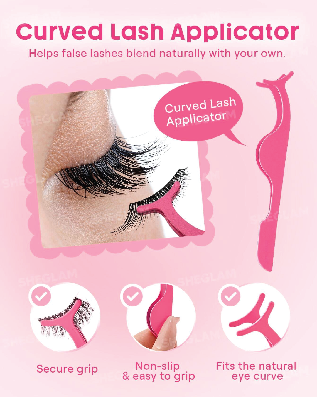 SHEGLAM Lash Essential Application Kit Brand Beauty Cosmetic Makeup For Women And Girls