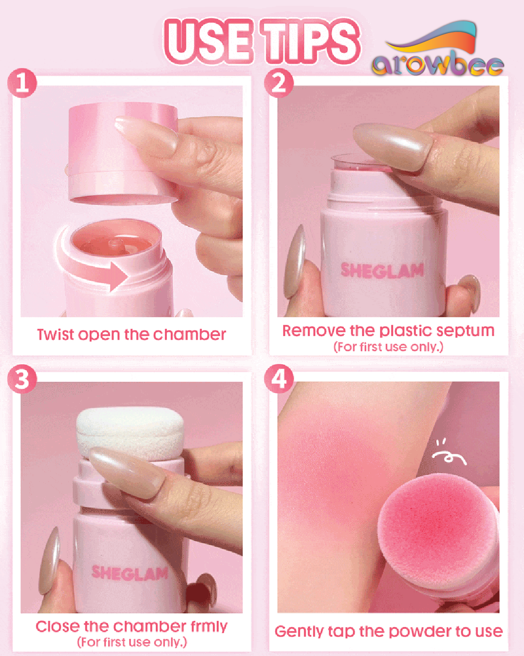 SHEGLAM Blush Bomb Soft Focus Blush Powder