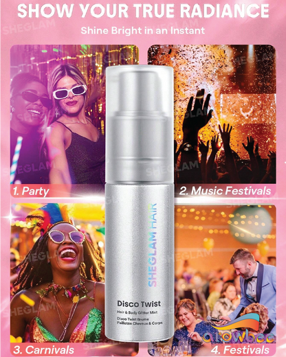 Sheglam Disco Twist Hair & Body Glitter Mist