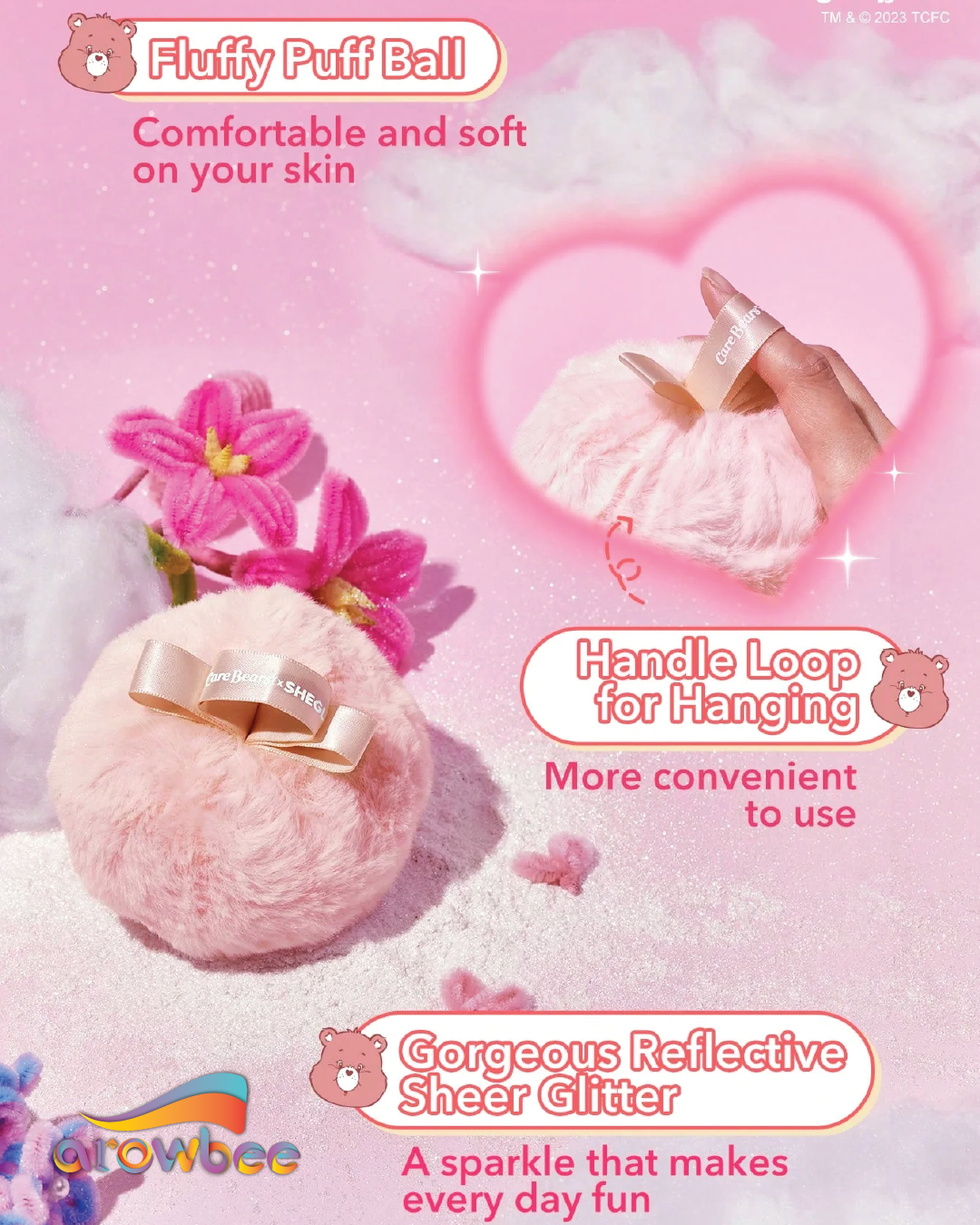 SHEGLAM X Carebears Catch Some Fun Highlighting Puff-Sparkle 4Ever